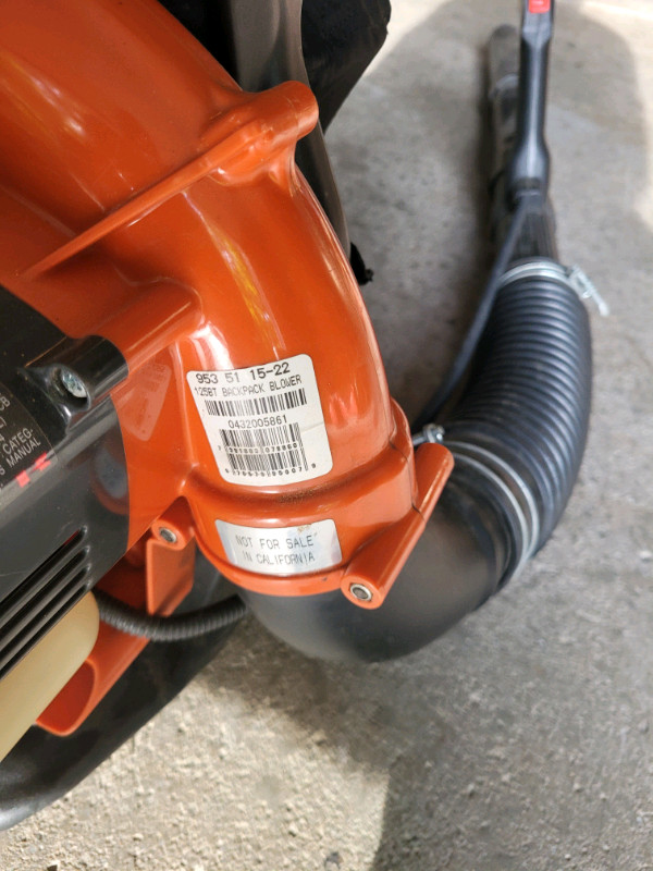 Husqvarna backpack leaf blower 125Bt Lawnmowers & Leaf Blowers