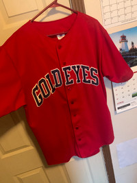 Winnipeg Goldeyes Red Baseball Jersey (Men's XL)