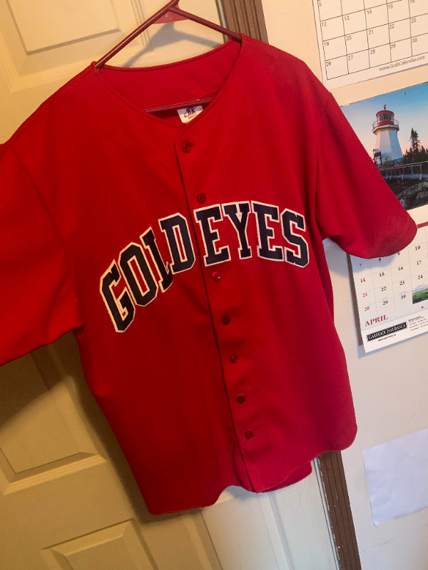 Winnipeg Goldeyes Red Baseball Jersey (Men's XL) in Men's in Winnipeg