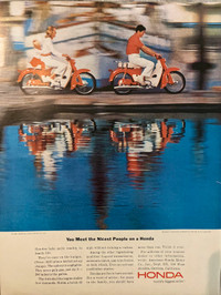 1964 Honda 50CC Original Ad