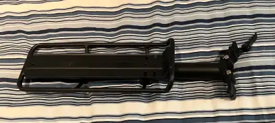 Seatpost attached rear bike rack, View more