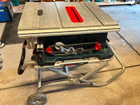10" Bosch table saw with stand