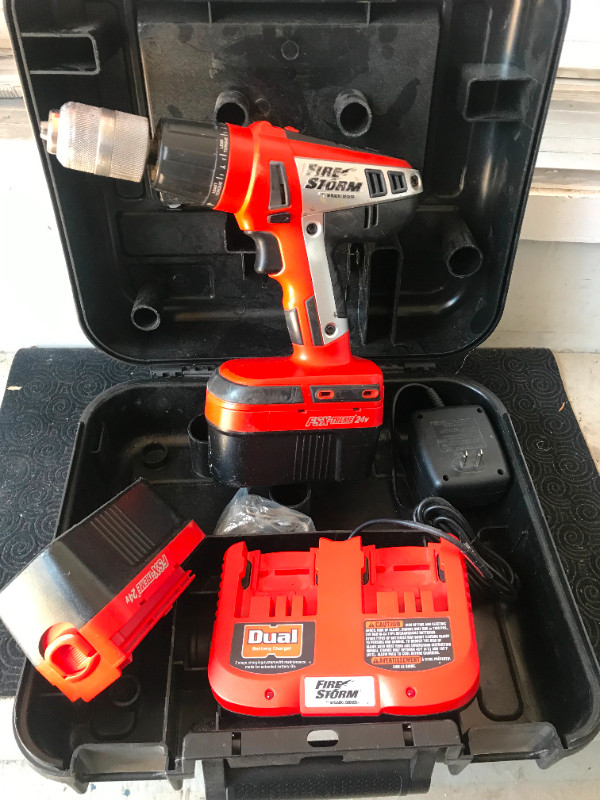 24v Fire Storm Drill set from Black&Decker in Power Tools in Mississauga / Peel Region - Image 3