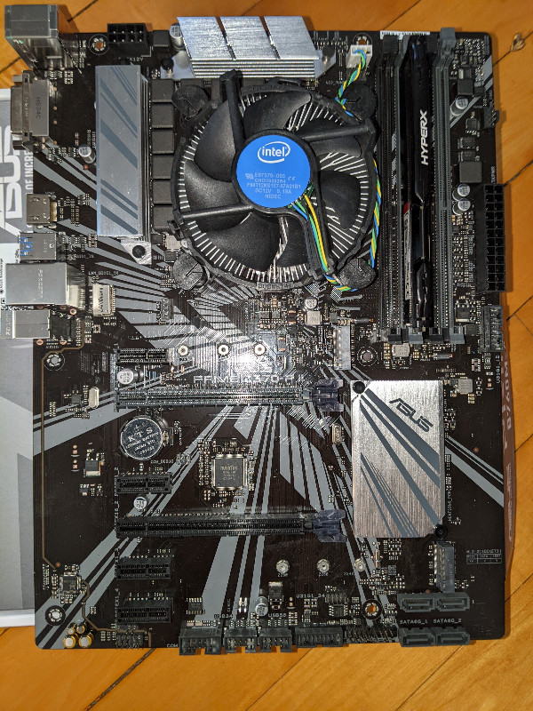 Intel i5 8500, Asus Prime Z370 P II, 8GB Kingston RAM | System Components |  Winnipeg | Kijiji
