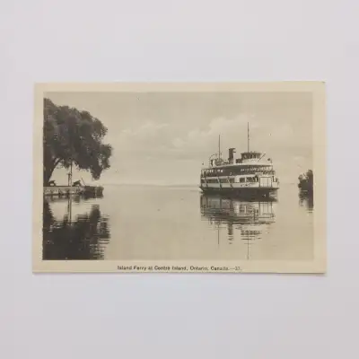 Centre Island Ferry Lake Ontario Canada Ship Souvenir Postcard, View more