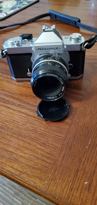 Vintage Nikon/Nikkormat FT2 35mm film SLR camera with 50mm lens, View more