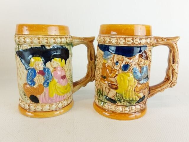 Vintage lot de 4 Mugs à Bière en porcelaine Japonaise dans Art et objets de collection  à Ville de Montréal - Image 3