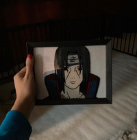 CLEARANCE ITEM: Itachi anime character painting