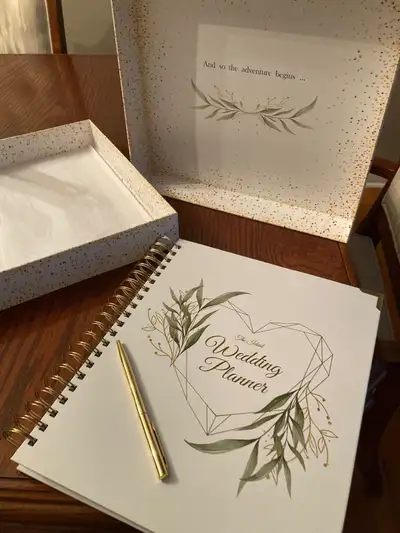 New beautiful wedding planner book (value $50!), View more