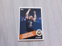 2015 Topps Stone Cold Steve Austin WWE Legend 111 wrestling card