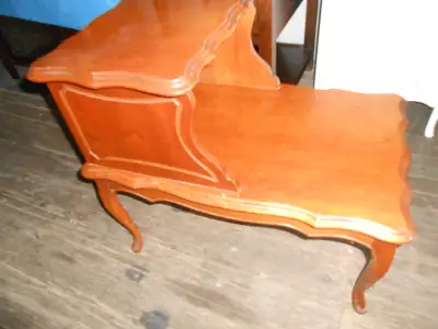 2 tier end table height25" width18" depth26", View more