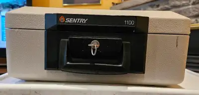 SentrySafe 1100 1/2 Hour Fire-Safe Chest, 0.18 Cubic Feet, View more