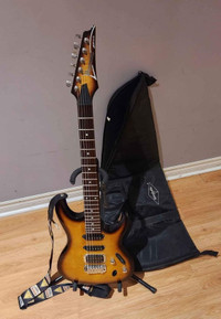 Electric Guitar: IBANEZ SA Series 160FM Brownburst with bag