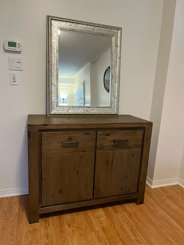 Sideboard Buffet Cabinet with mirror in Hutches & Display Cabinets in Oshawa / Durham Region - Image 3