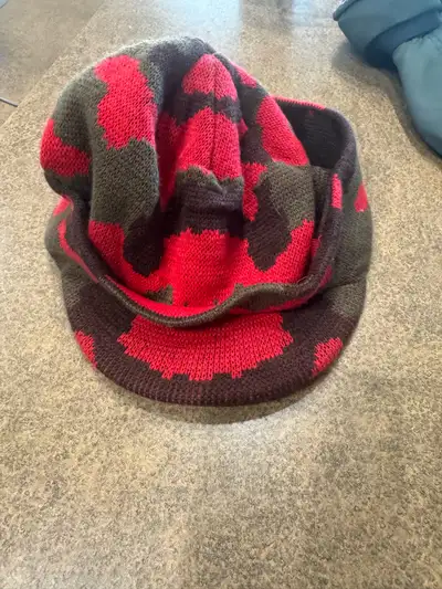 Fox Racing Camo Beanie - Red and Grey toque, View more