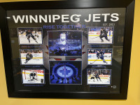 Winnipeg Jets Framed “Rise Together”