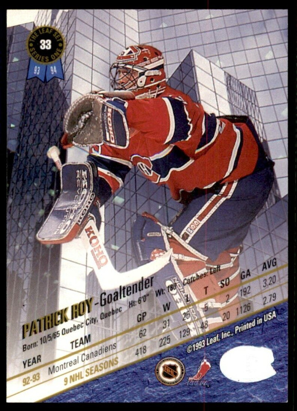 1993-94 LEAF hockey ... SERIES 1 set = $18 … SERIES 2 set = $18 in Arts & Collectibles in City of Halifax - Image 2