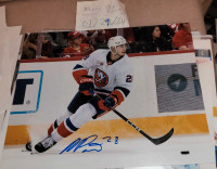 Alexander Romanov signed items COA Islanders Canadiens Hockey
