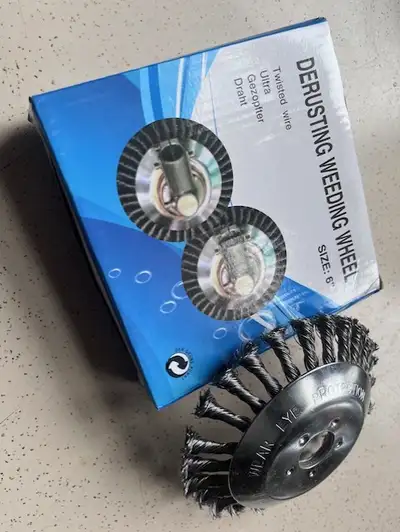 New 6" Derust/Weeding  Wire Wheel, View more