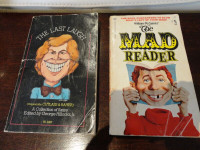2 Vintage 1970's Books- The Mad Reader, Last Laugh Satire