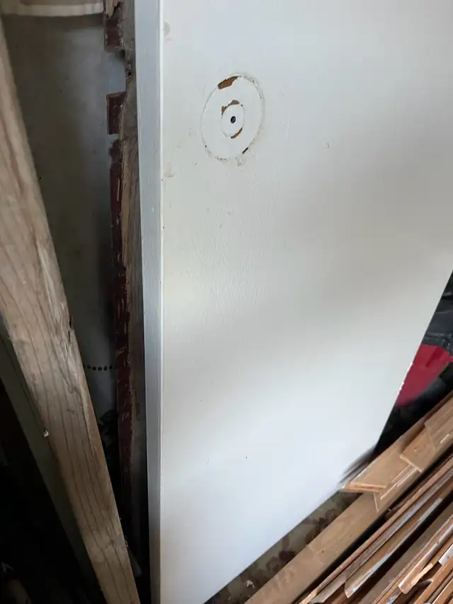 PANTRY DOOR or CLOSET DOOR No handle hole 24 x 78 Painted White63005668490497122
