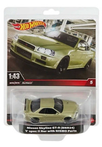 Hot Wheels 1:43 Nissan Skyline GT-R (BNR34)  V Spec II Nur NISMO