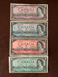 Canadian Bank Notes featuring Queen Elizabeth II Bonus Silver $1