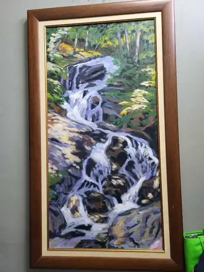 Waterfall Painting, View more