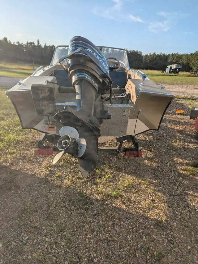 15ft Glastron 85hp Mercury in Powerboats & Motorboats in Prince Albert - Image 9