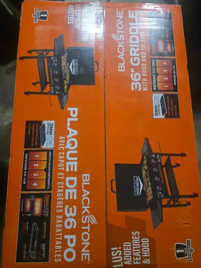 Brand new sealed - Blackstone Griddle with hood, View more