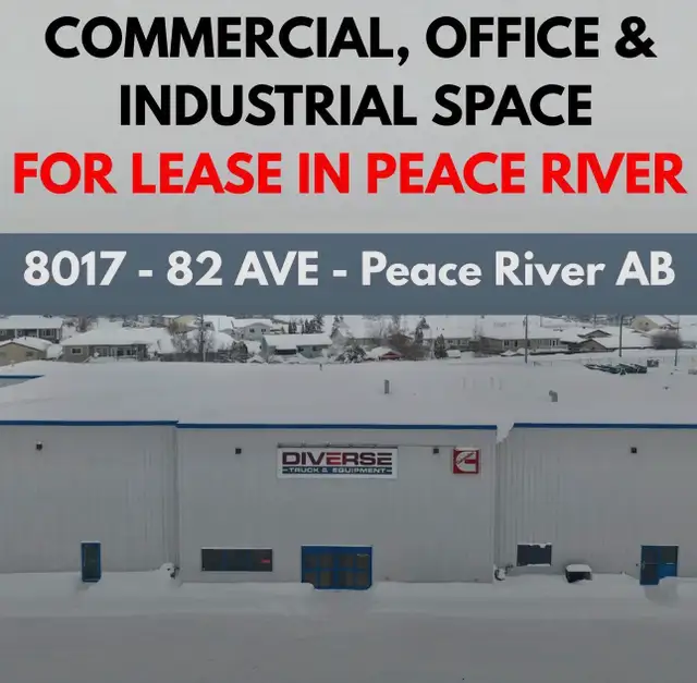 Peace River, AB - Commercial Rental Space!  in Commercial & Office Space for Rent in Grande Prairie - Image 2