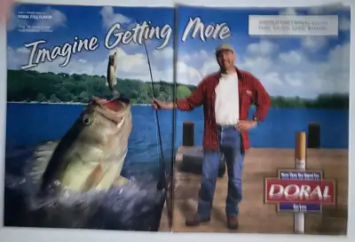 1999 Doral Cigarettes Original 2 Pg Ad, View more