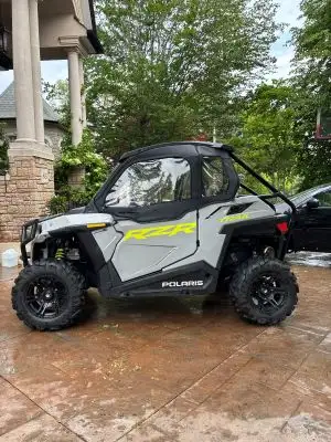 2021 RZR Trail Ultimate Ghost Gray - Lightly Used.