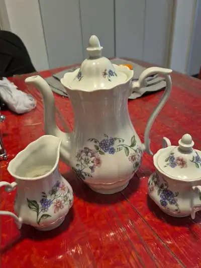 vintage polish tea set, rare find, View more