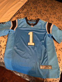 Blue Carolina Panthers Newton jersey