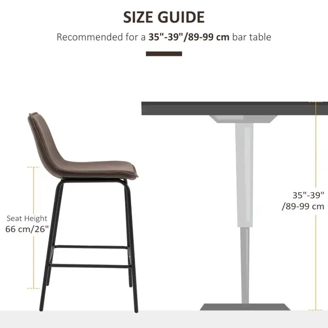 Upholstered Counter Height Bar Chair, 26" (66 cm) Kitchen Stools in Chairs & Recliners in Markham / York Region - Image 9