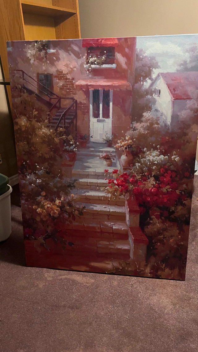 Large canvas painting in Arts & Collectibles in London - Image 2