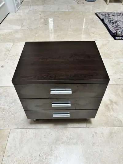 Bedside Table with Drawers, View more