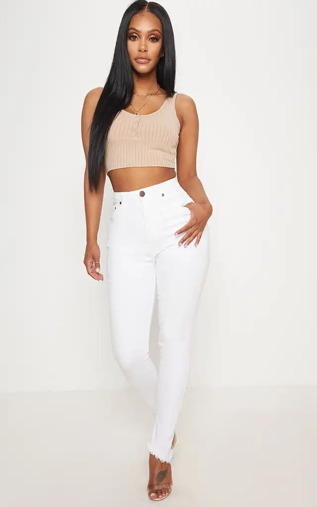 White skinny jeans women in Women's - Bottoms in City of Toronto - Image 2