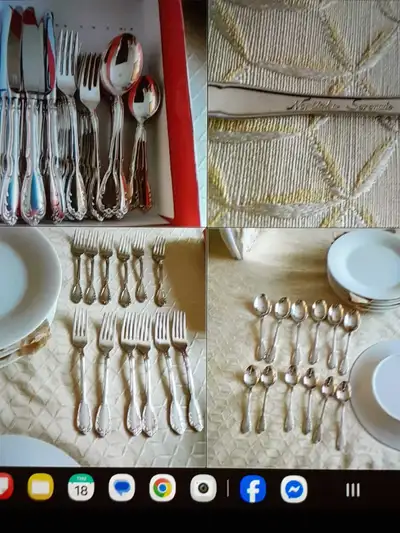 Beautiful 6 full set cutlery, View more