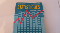 livre STATISTIQUES  de J. G. SAVARD ...5$