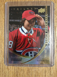 2020-21 Trilogy Alexander Romanov Rookie Premieres Level 2  /499