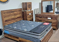 CLEARANCE SALE - SOLID WOOD BEDROOM SETS!! GET FREE DELIVERY!!