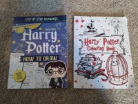 Harry Potter coloring book and how-to-draw