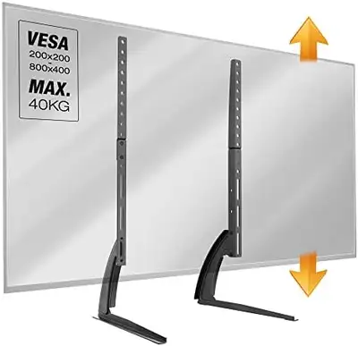 Pied/support table tv 40-70p neuf solide avec ses accessoires, View more