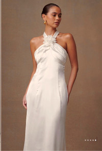 Bridal Dress - Meshki Dylan Rose Halter