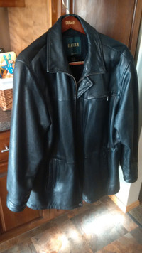 Men's Leather Winter Jacket