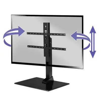Sanus VSTV2 Universal TV/Monitor Stand, 40" - 86", Black, View more