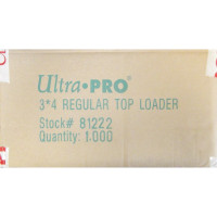 Ultra Pro TOP LOADERS - CASE (1,000) = $218 -with SLEEVES = $238