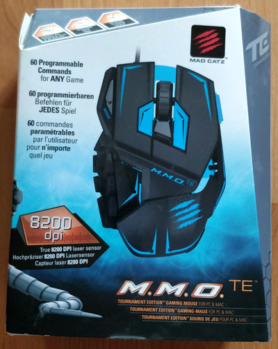 Mad Catz m.m.o. gaming wired laser mouse, View more